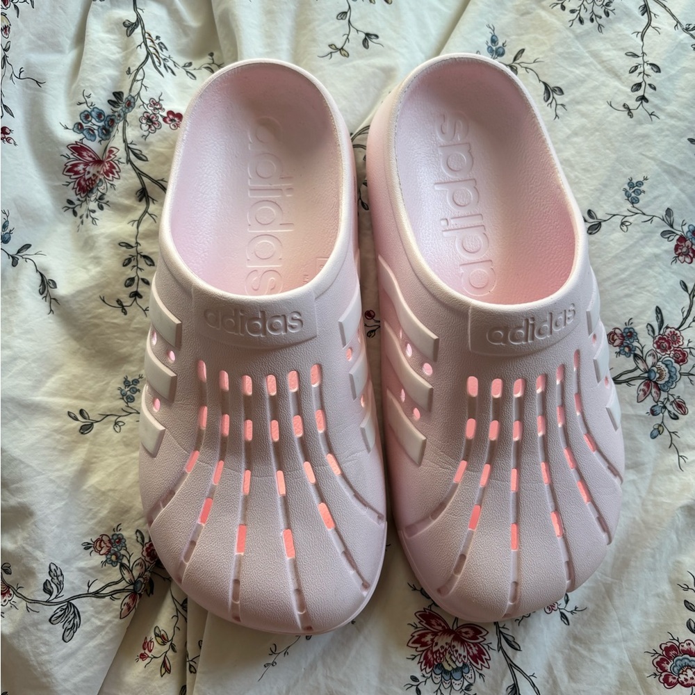 Adidas Light Pink Slide Sandals